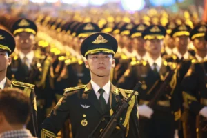 Lực lượng Quân đội Trung Quốc tham gia diễu binh kỷ niệm 50 năm